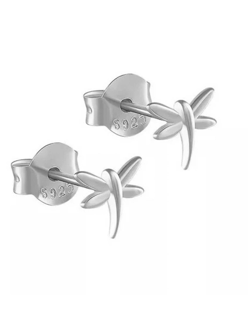 pendientes-libelula-mini-plata