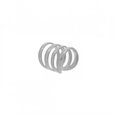 Ear cuff 4 aritos plata