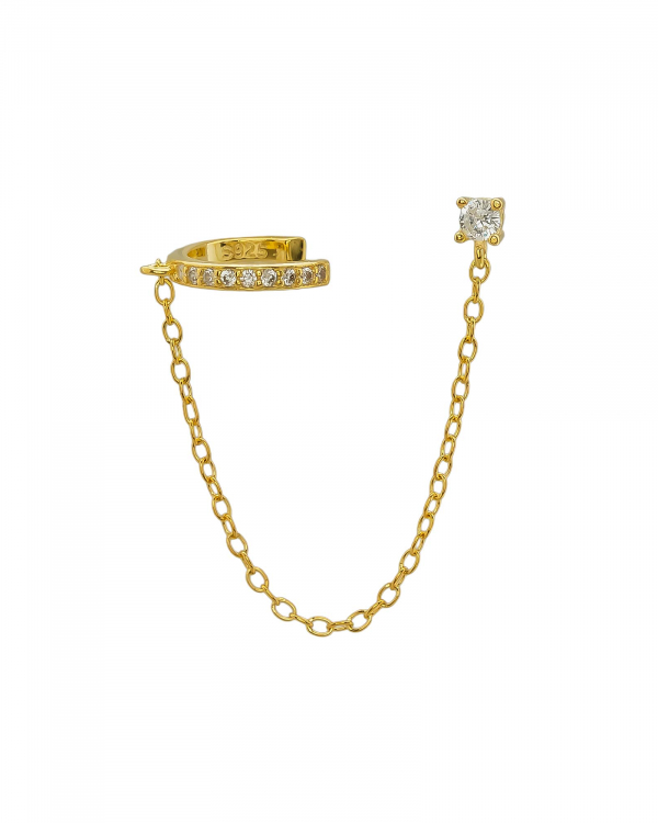 Pendiente Marela cadena oro