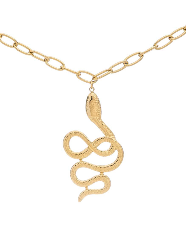 Collar Serpiente Súper Gold