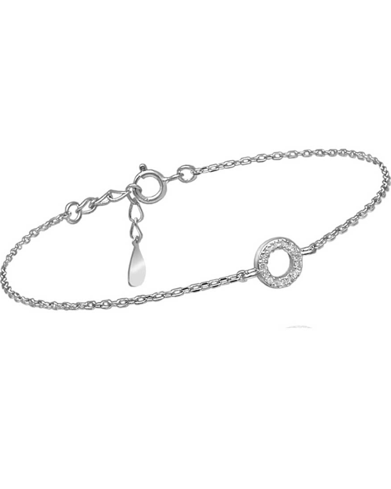 Pulsera Círculo Mini Plata