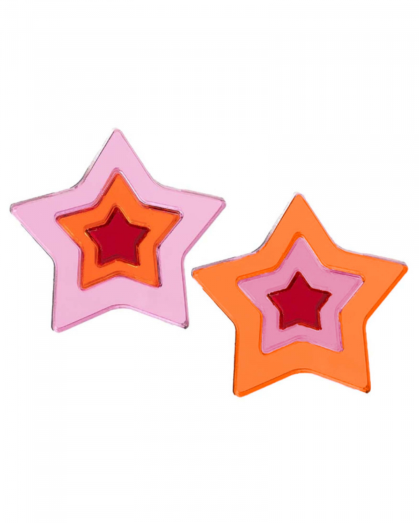 Pendientes Estrella Rona METACRILATO