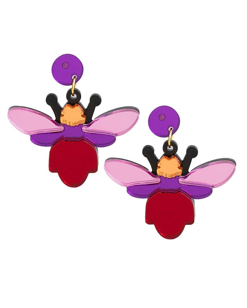 pendientes-abeja-rosa-metacrilato