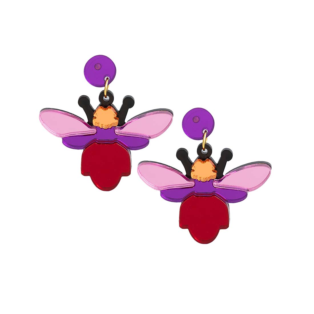 pendientes-abeja-rosa-metacrilato