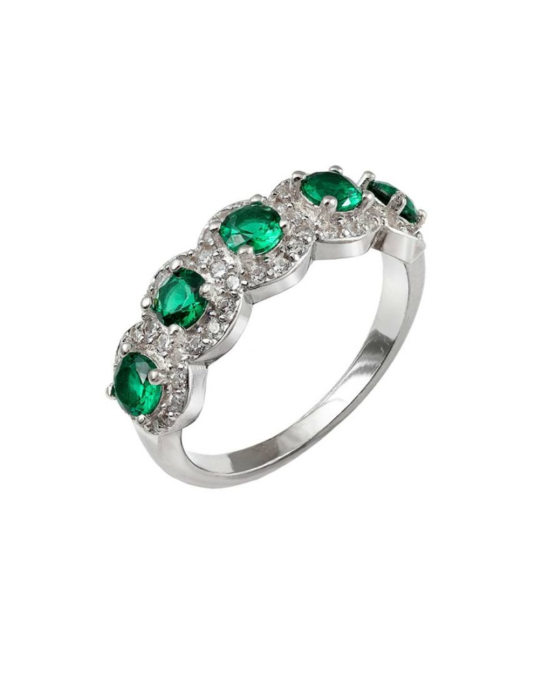 anillo-rosetones-esmeralda-plata