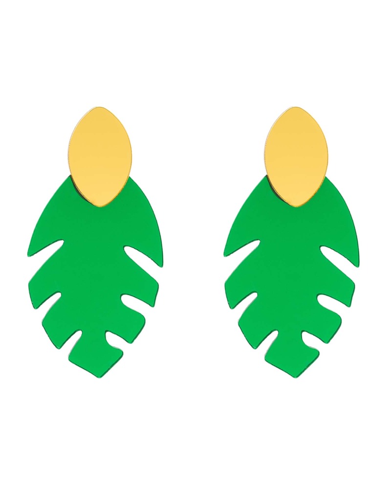 pendientes-hoja-verde