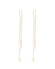 pendientes-estrellas-blancas-cadenas-gold