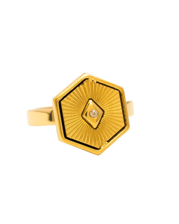 anillo-hexagono-gold