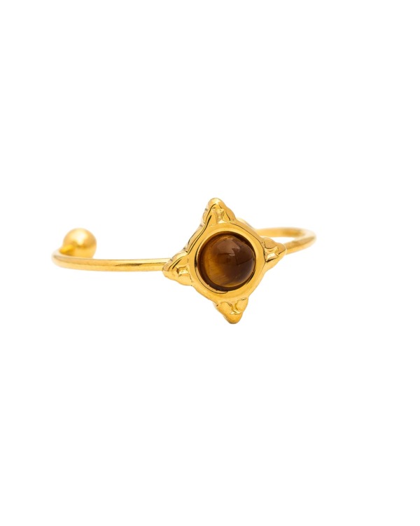 anillo-rombo-brown-gold