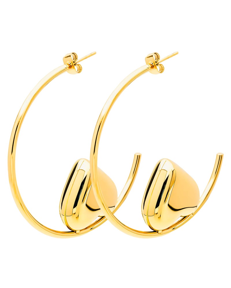 Aros-Con-Corazon-Gold