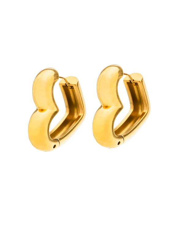 Aros Corazón Gold