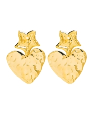 Pendientes-Estrella-Corazon-Gold