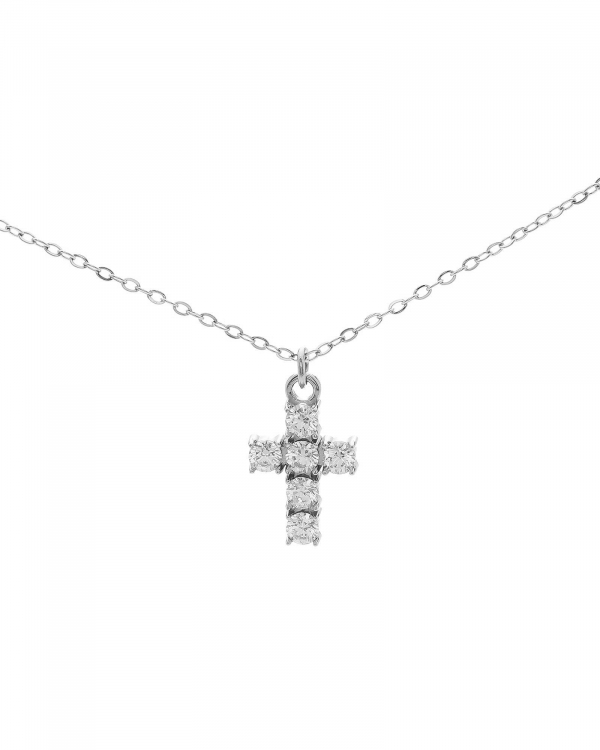 Collar Cruz Czs Acero