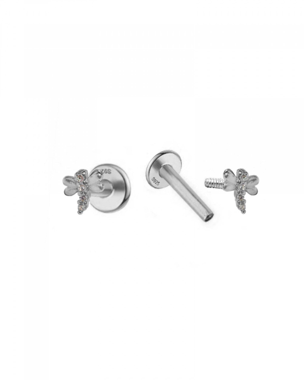 Piercing CHAPA Libélula Plata