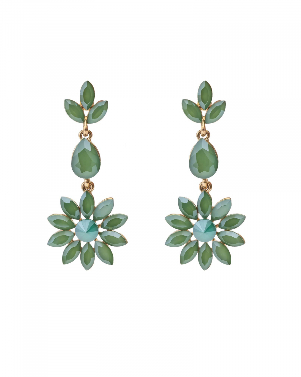 Pendientes Jessamine Verdes