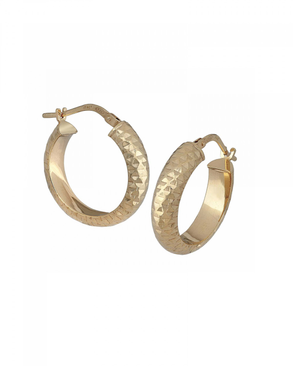 Aros Martilleados Oro