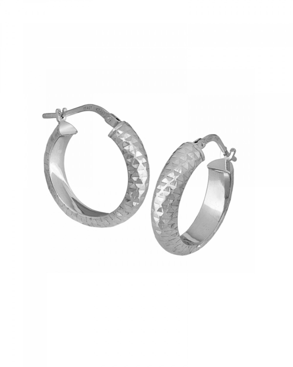 Aros Martilleados Plata