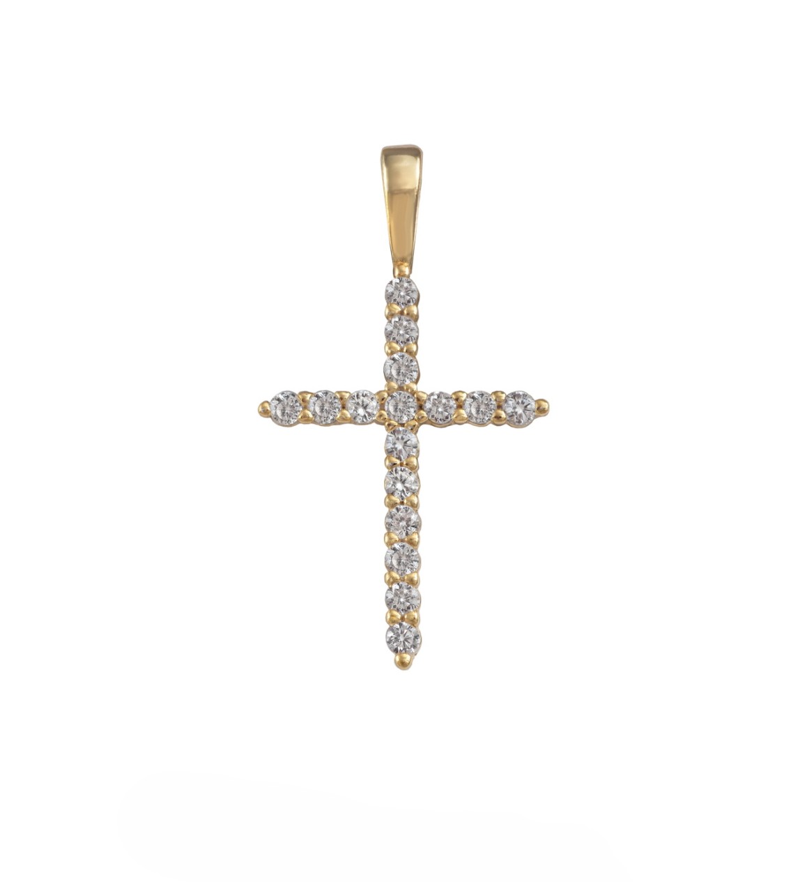 Colgante Cruz Czs Oro 22mm