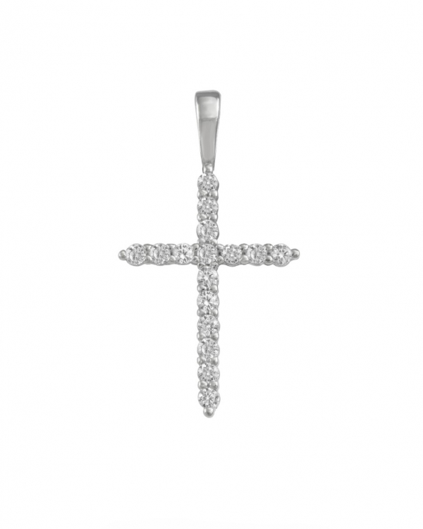 Colgante Cruz Czs Plata 22mm