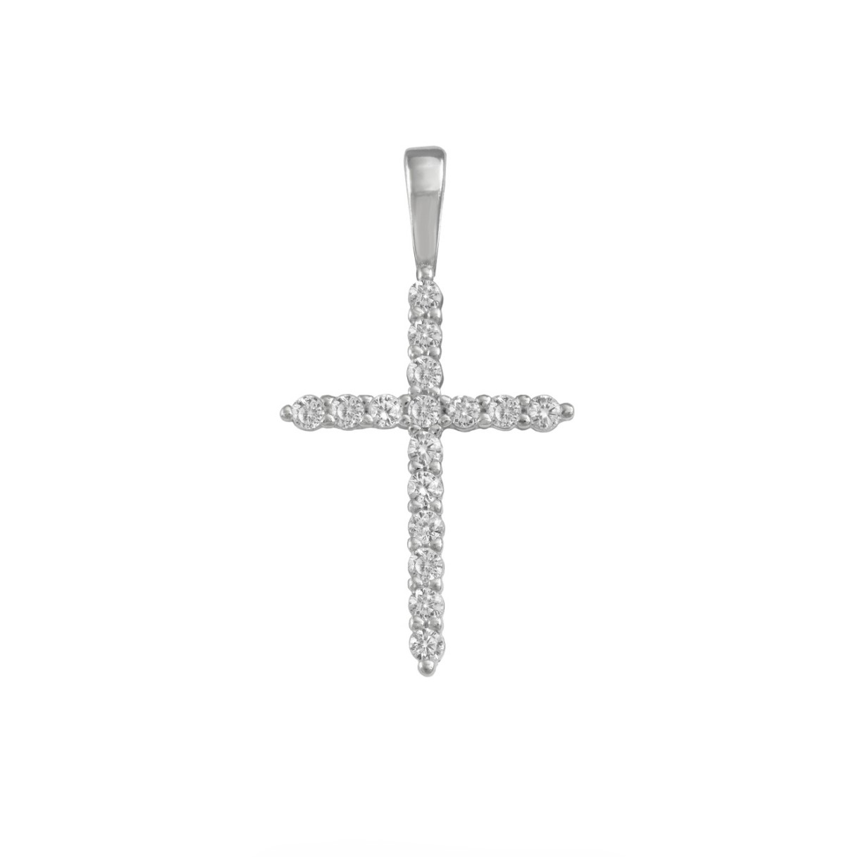Colgante Cruz Czs Plata 22mm