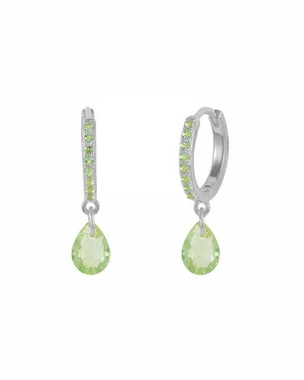 Aro Gota Menta Plata