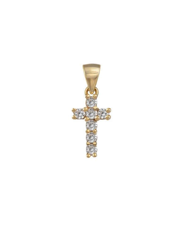 Colgante Cruz Czs Petit Oro