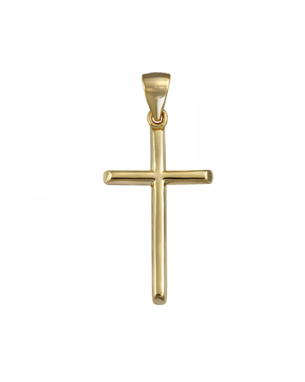 Colgante Cruz Larga Oro