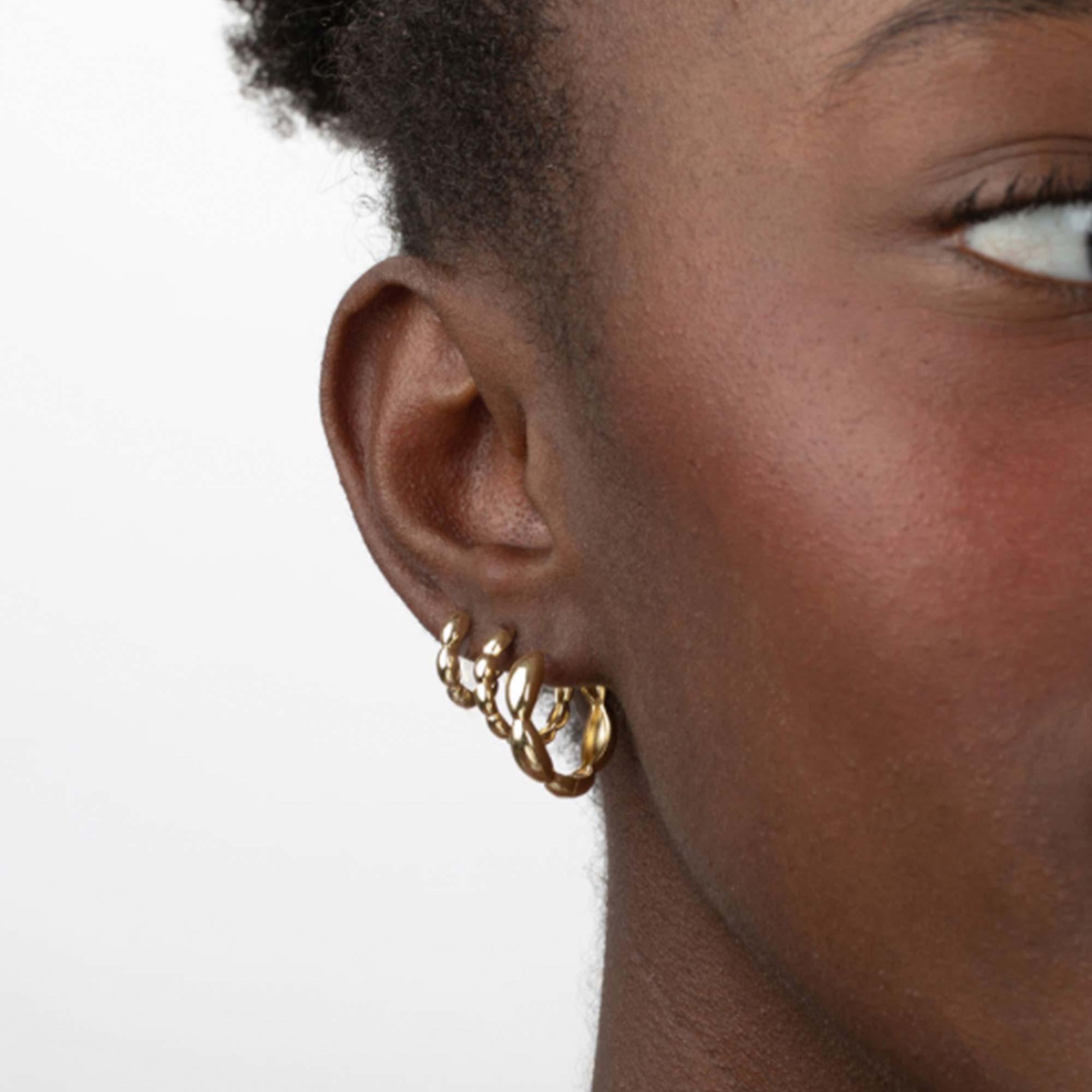 Mini aro Ovalis Oro - Imagen 2