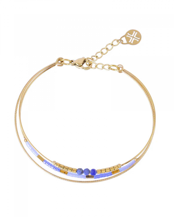 Pulsera Spirit Azul Gold