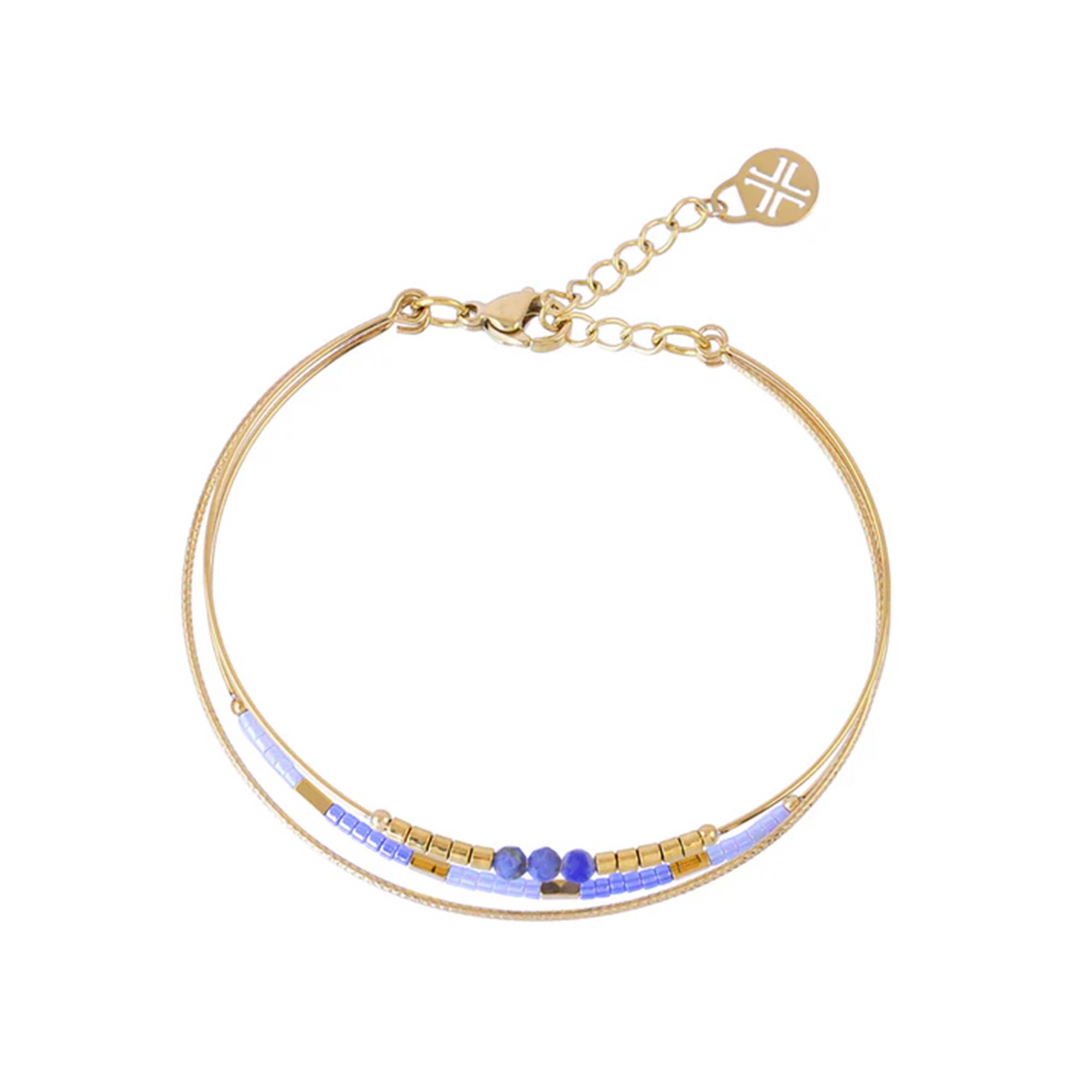 Pulsera Spirit Azul Gold
