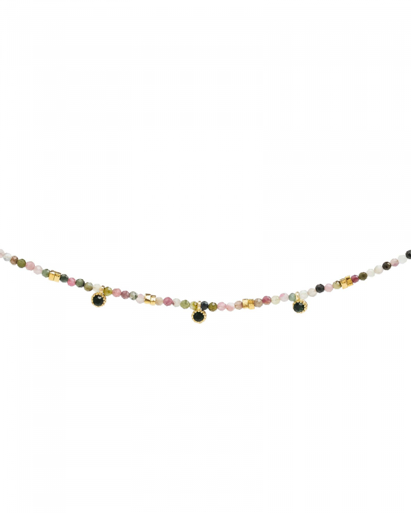 Collar Turmalina Esmeralda Gold