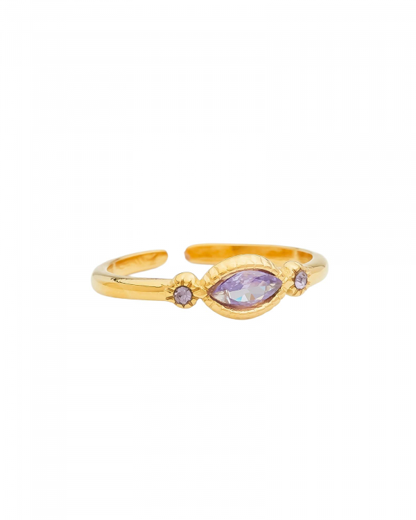 Anillo Docio Lila Gold