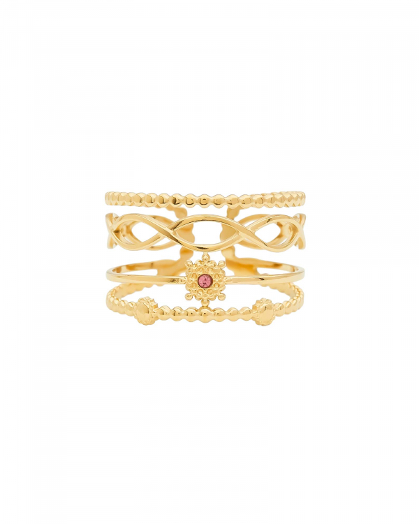 Anillo Sol Ondul Rose Gold