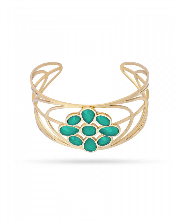 Brazalete Romea Verde Gold