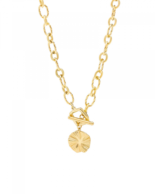 Collar Medalla Ondul Gold