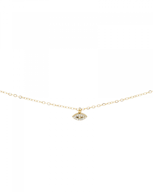 Collar Ojo Czs Gold