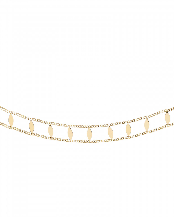 Collar Pétalos Verti Gold