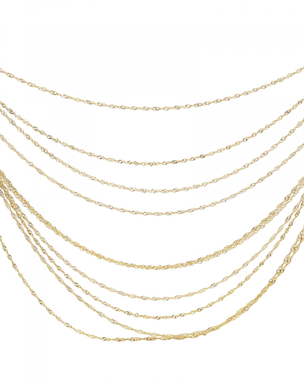 Collar Cascada Diez Gold