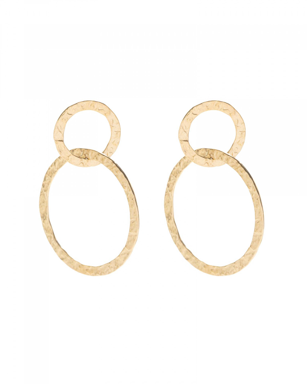 Pendientes Redon Textura Gold