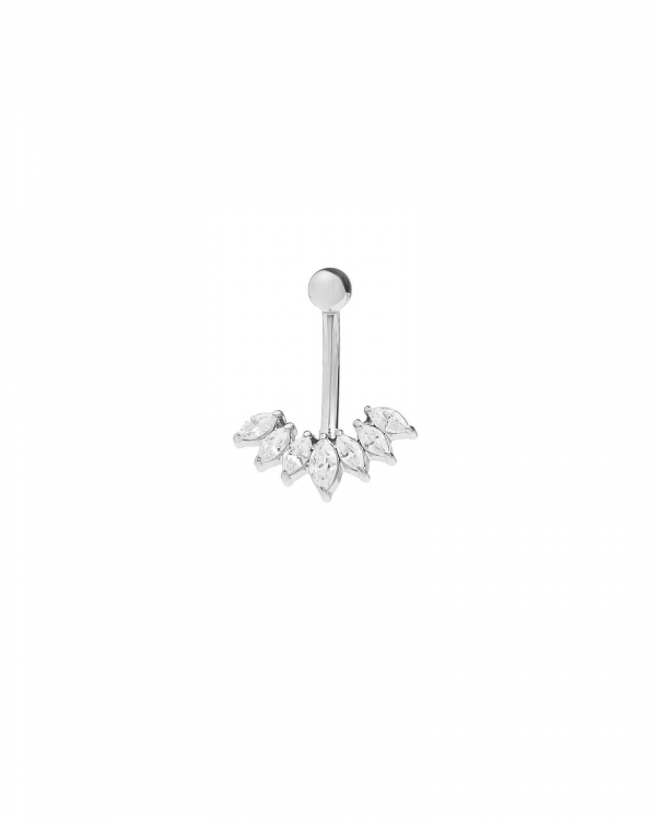 Piercing Ombligo Gran Corona Acero