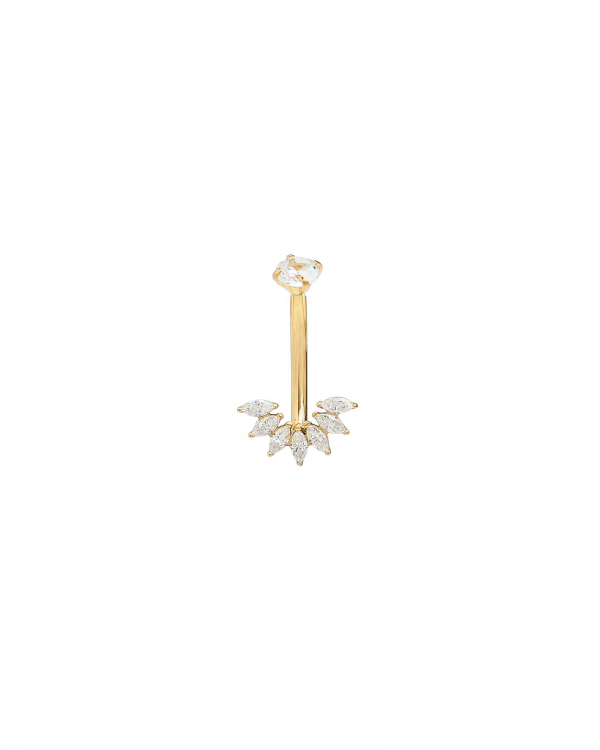 Piercing Ombligo Corona Gold