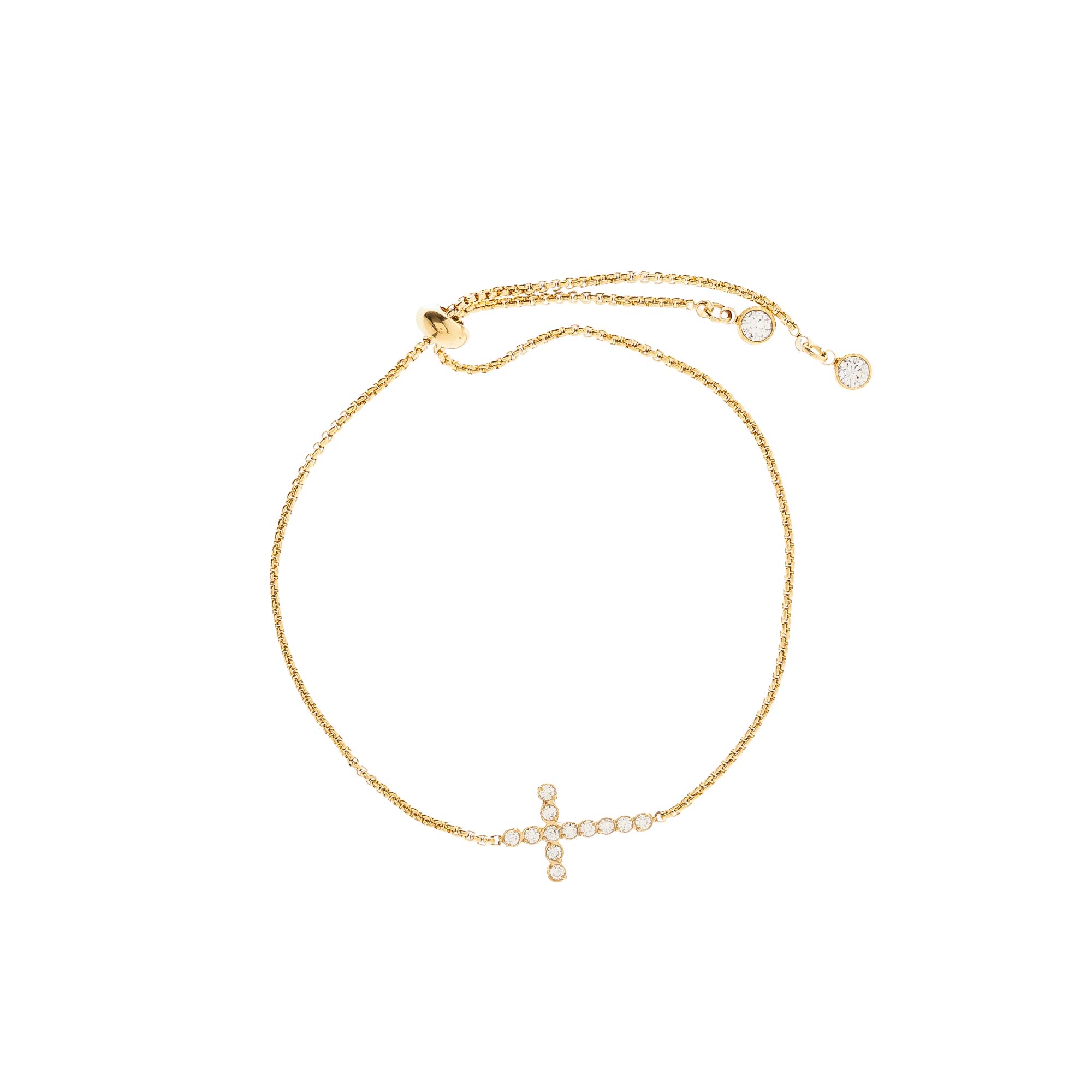 Pulsera Cruz Czs Gold