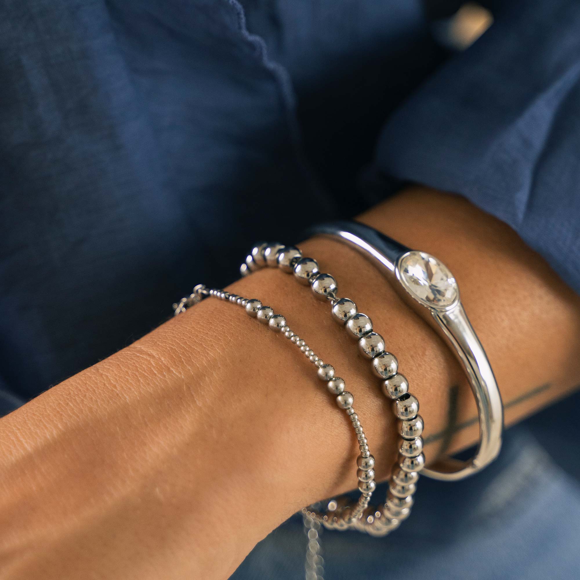 Pulsera Bolas Gold - Imagen 2