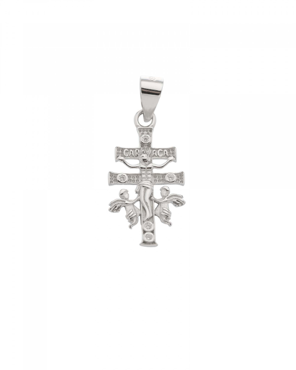 Colgante Cruz de Caravaca Plata