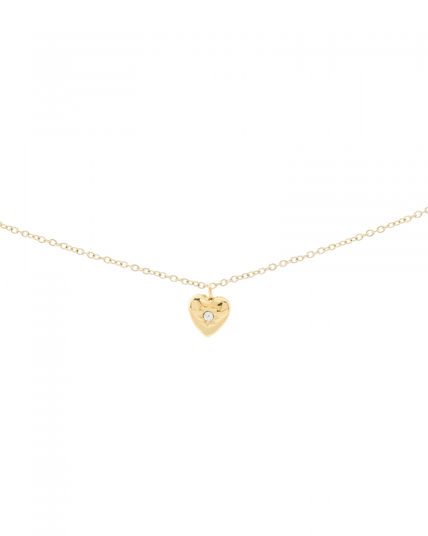 Collar Corazón One Cz Gold