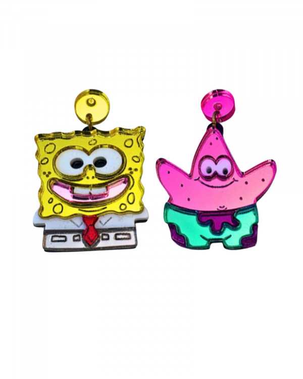 Pendientes Bob Esponja METACRILATO