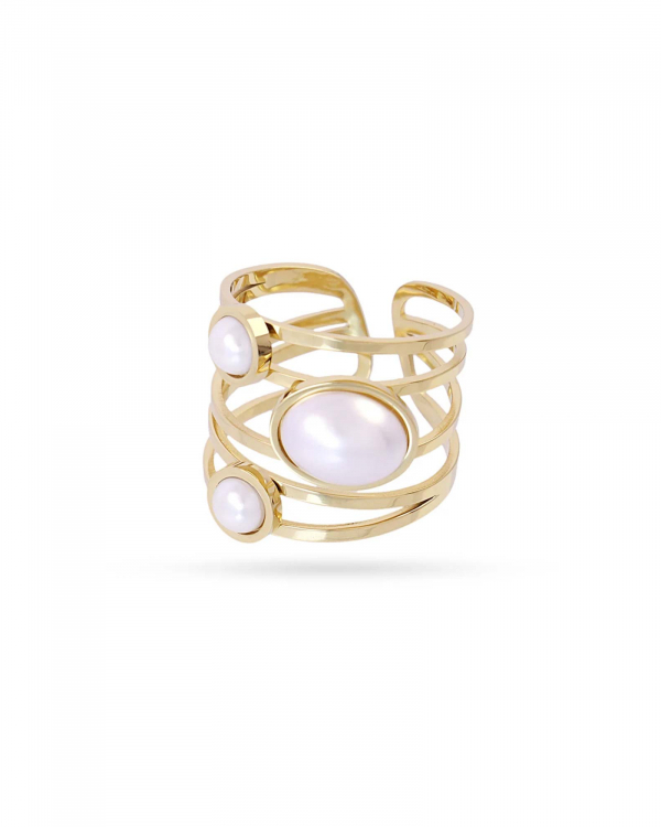 Anillo Nyra Perla Gold Anartxy