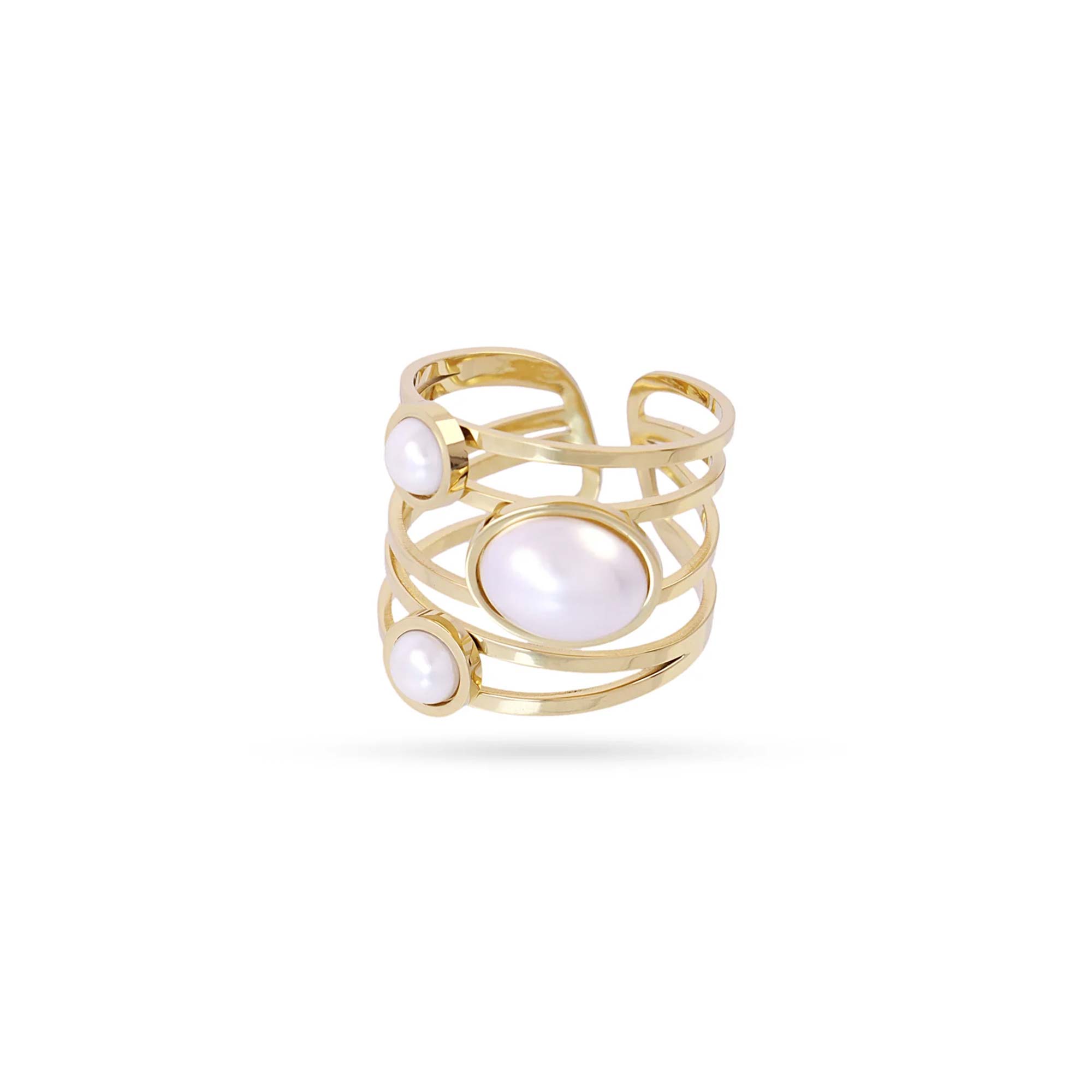 Anillo Nyra Perla Gold Anartxy