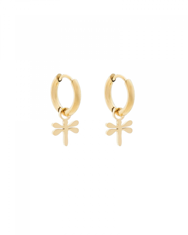 Aros Libélula Gold