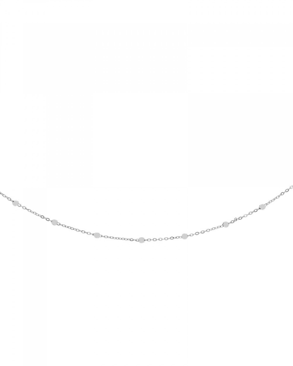 Cadena con bolitas acero
